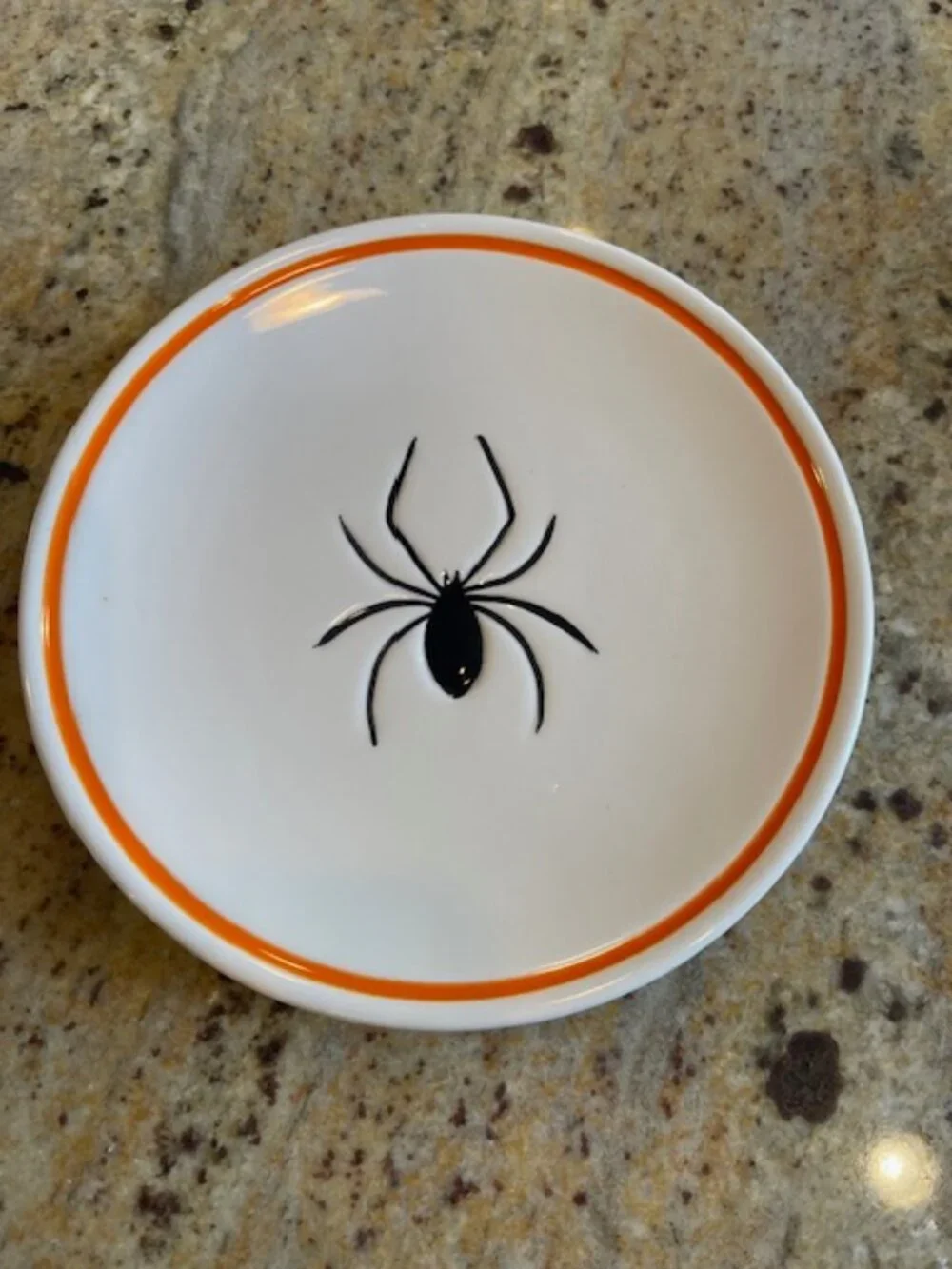 Halloween Williams Sonoma Trick or Treat Set of 4 Appetizer Plates NIB 2012
